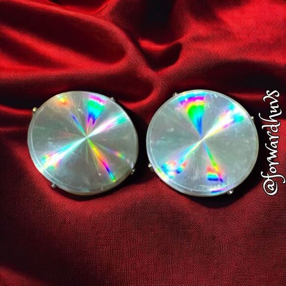 Matching Holographic Unmarked Pins – Unique and Eye-Catching - Picture 1 of 10